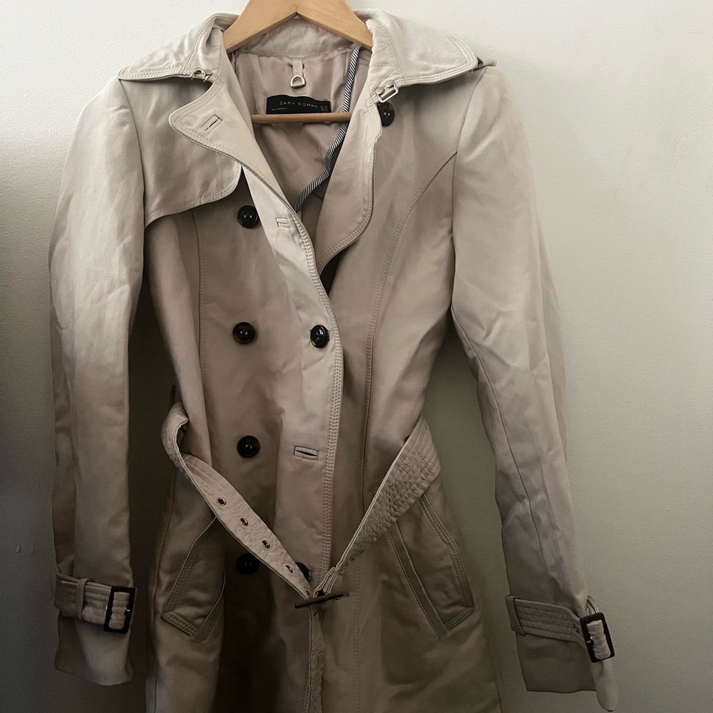 Zara belted Jacket.
